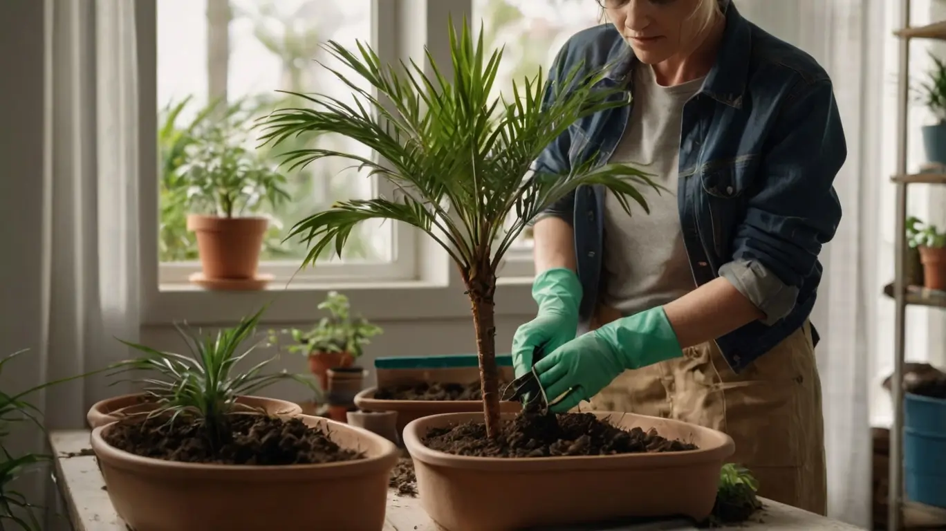 How to Transplant a Small Palm Tree