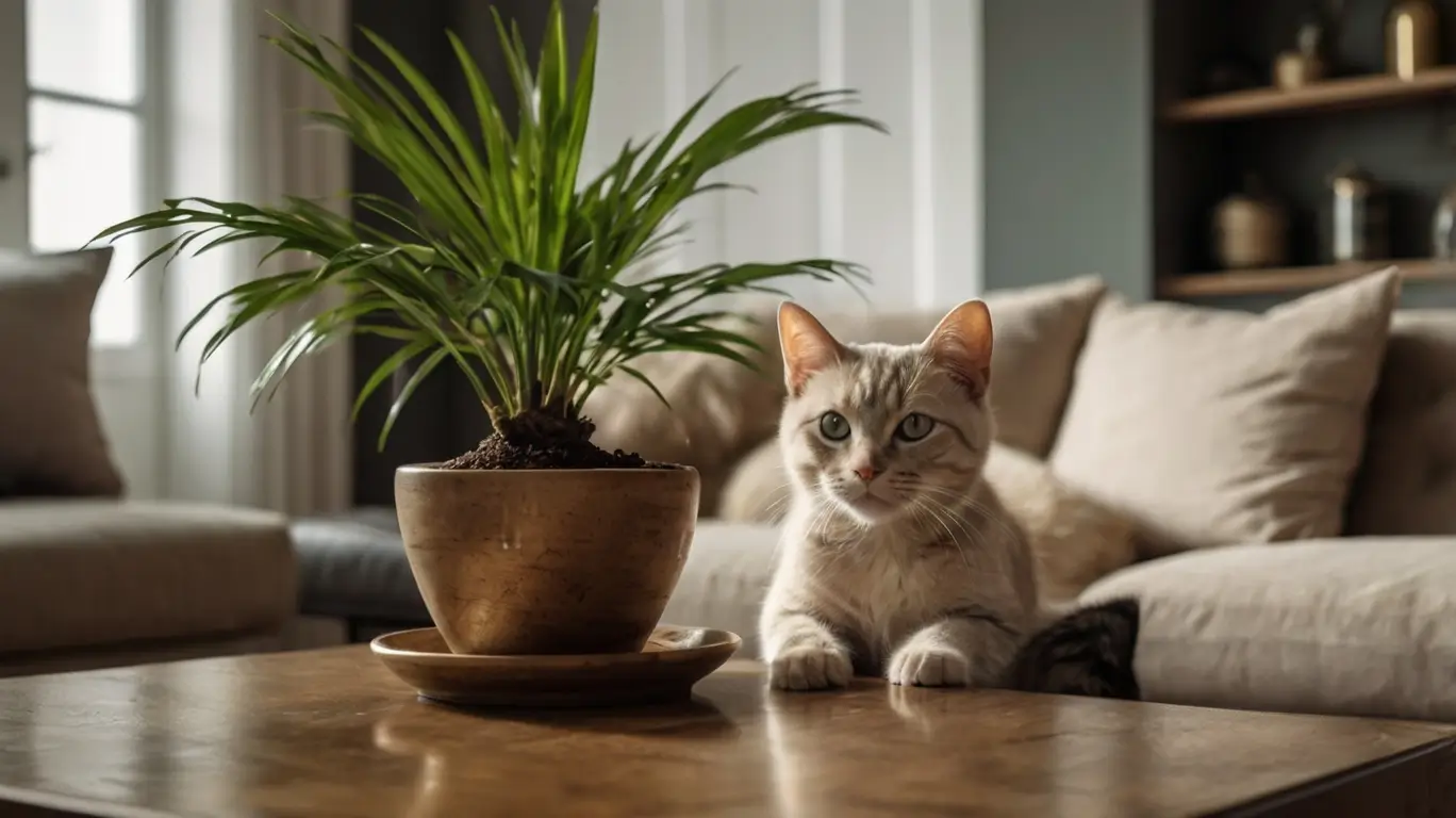 small palm trees poisonous to cats